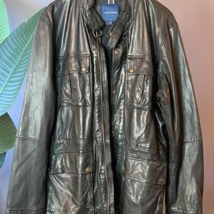 Cole Haan Mens Leather Jacket